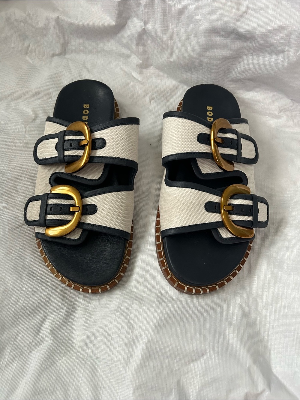 Boden Alberta Footbed Double-Buckle Sandals